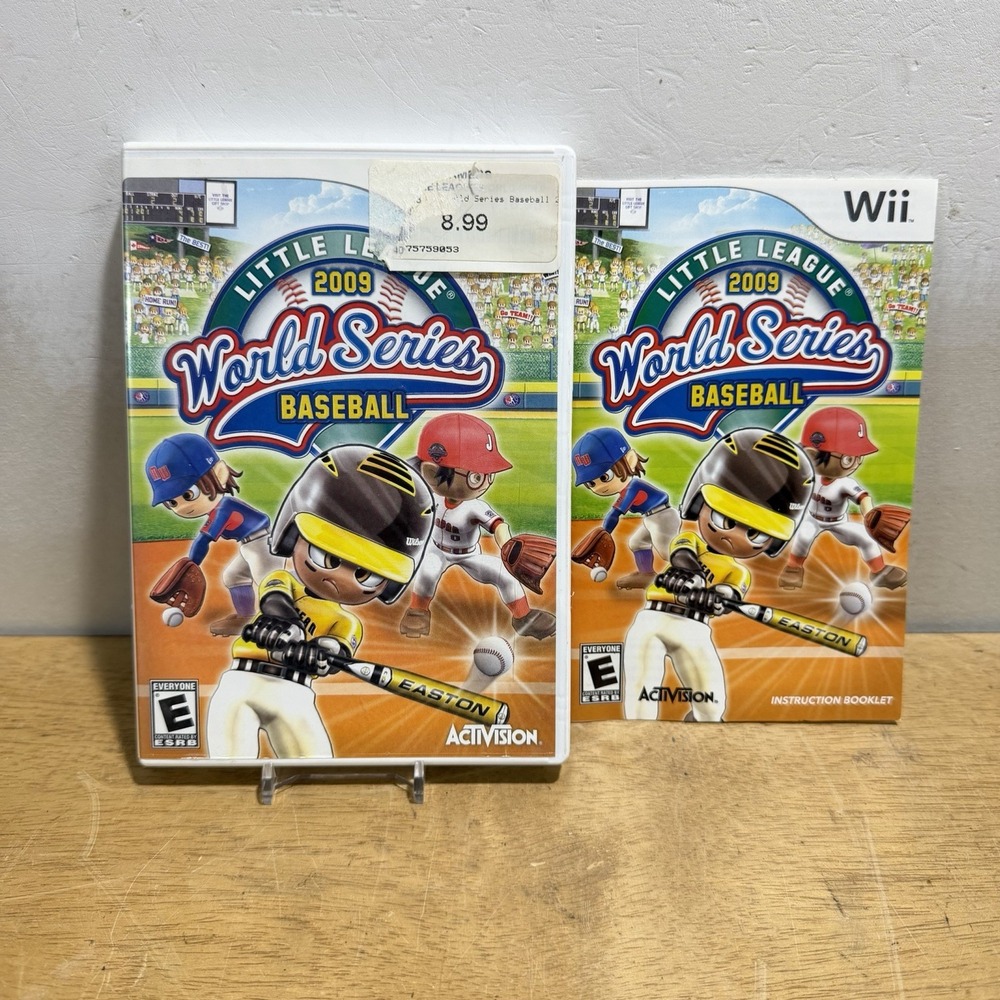 Little League World Series Baseball 2009 (Nintendo Wii, 2009) CIB & Tested